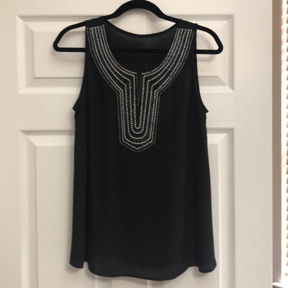 Black sleeveless top from stick fix- hardly worn